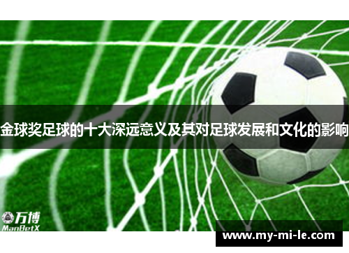 金球奖足球的十大深远意义及其对足球发展和文化的影响